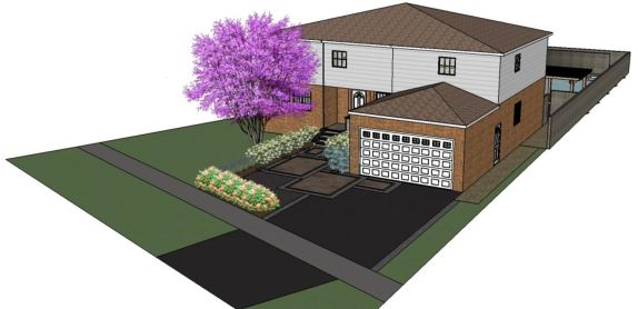 3D design colour house