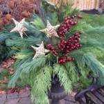 Christmas urn