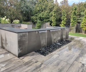 waterfall design element
