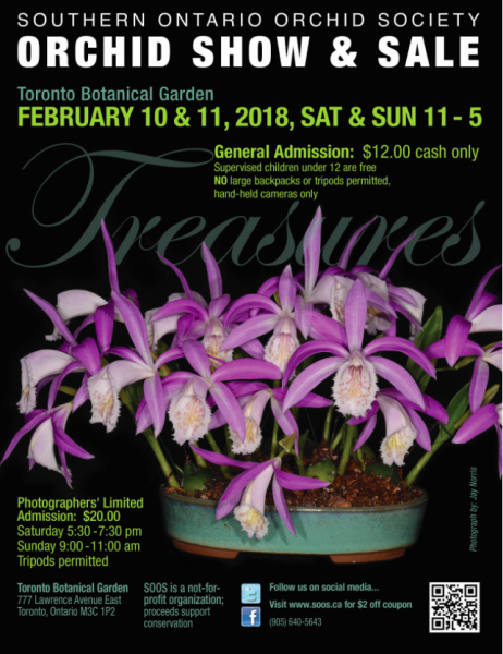 Orchid Show and Sale Poster