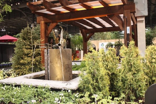 Canada Blooms 2017 Water Features with instruments