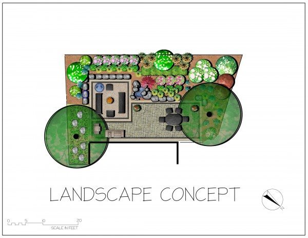 colour landscape concept