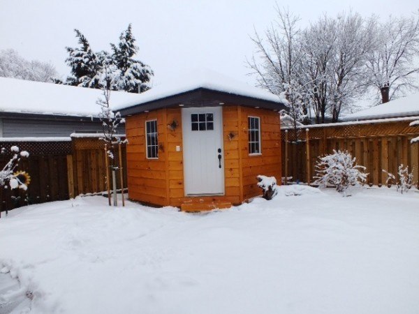 winter new shed